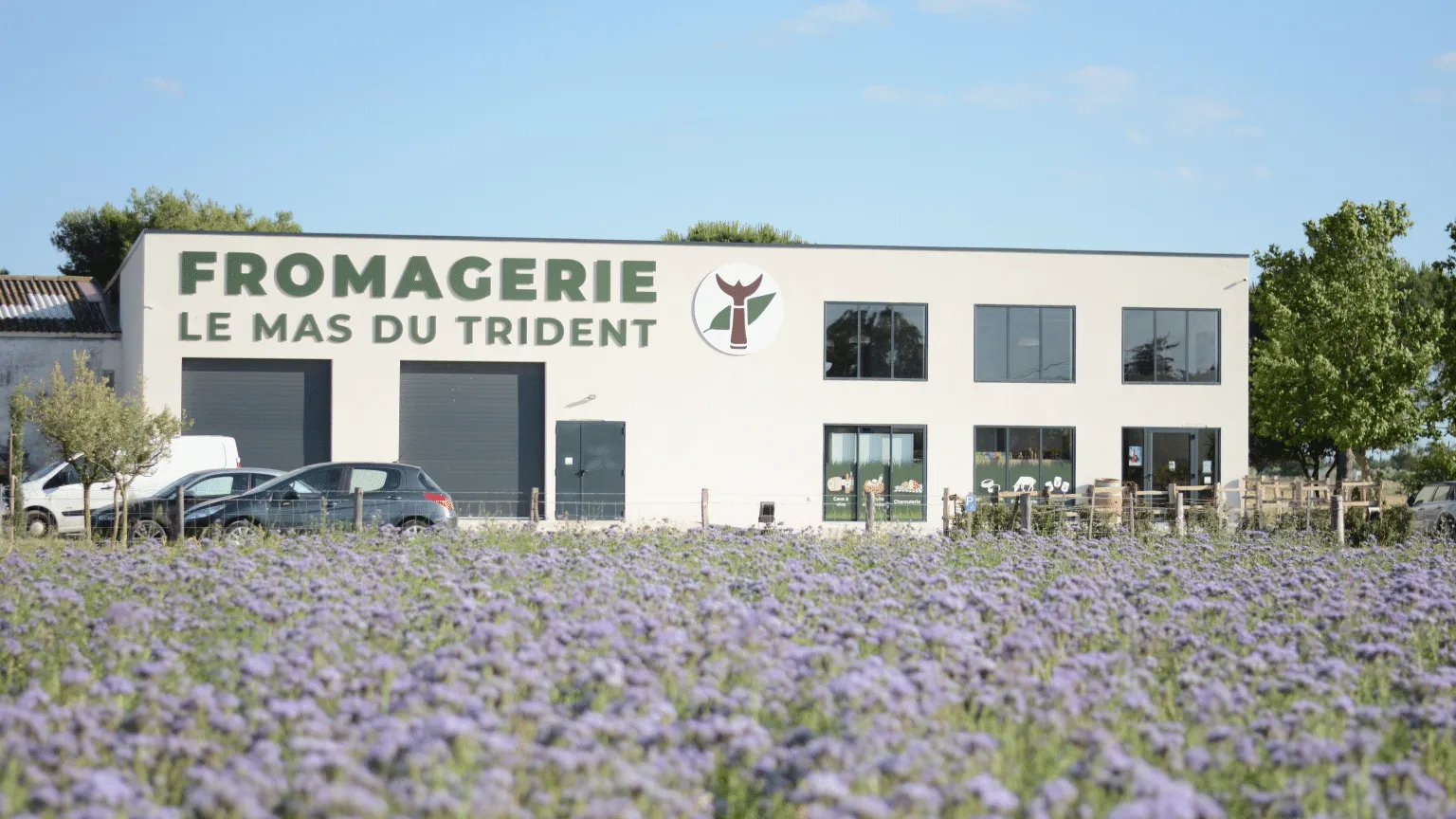 Fresque murale de la fromagerie de Vauvert