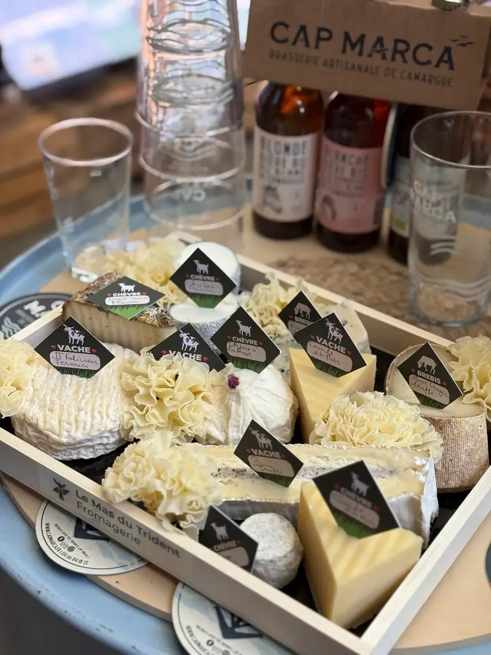 Plateau de fromages de fin de repas