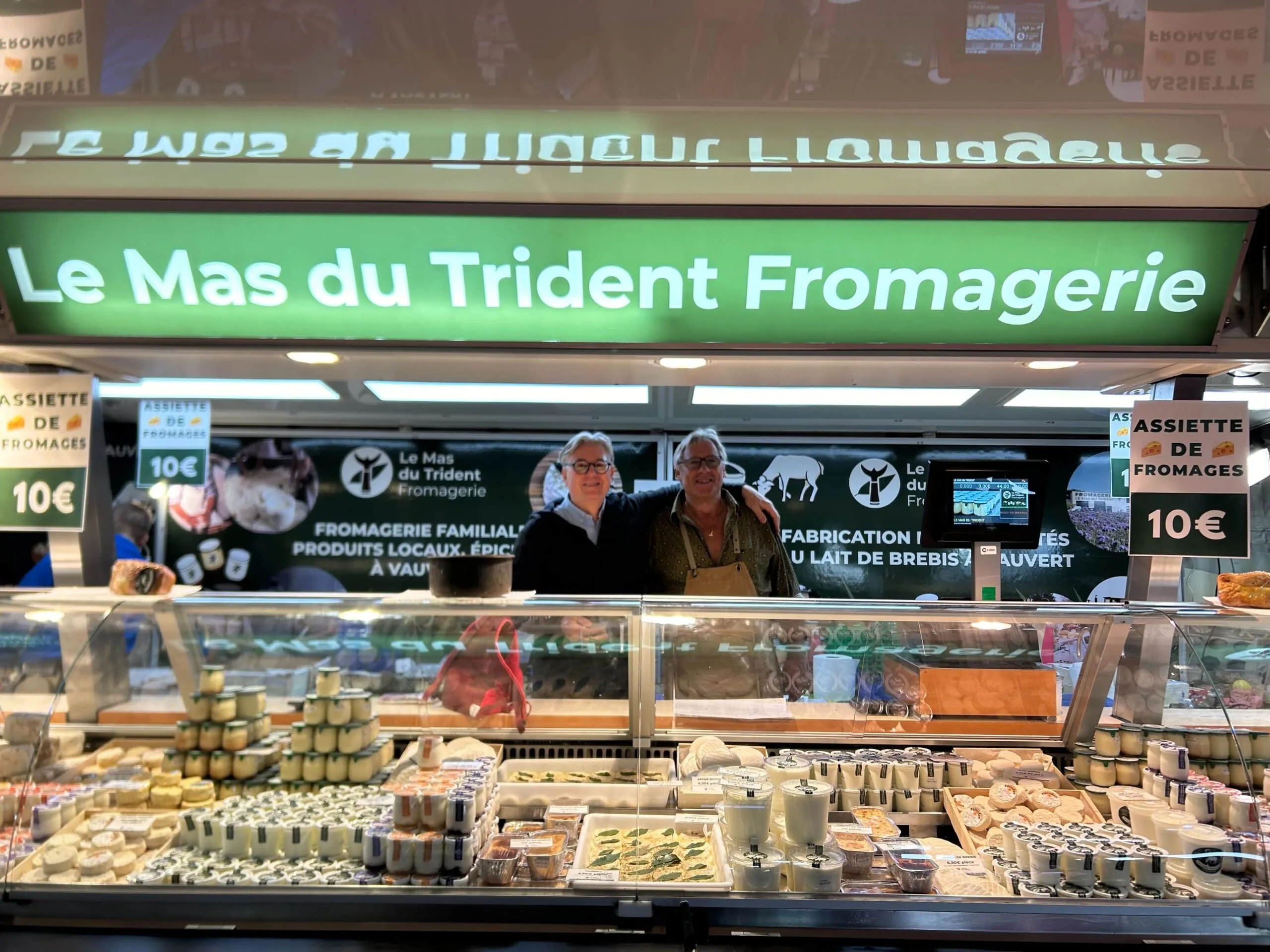 Le stand du Mas du Trident à la SAVIM, foire du vin et de la gastronomie